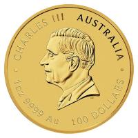 Australien 100 AUD Myths & Legends: Dragon & Koi 2024 1 Oz Gold Rckseite