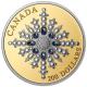 Kanada - 200 CAD Kostbare Kronjuwelen: Saphir Jubilums Schneeflockenbrosche (1.) - Gold PP Ultra High Relief