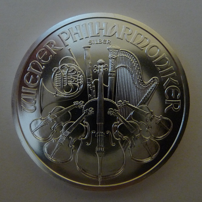 Silbermünze Philharmoniker