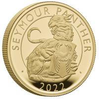 Grobritannien - 100 GBP Tudor Beasts (1.) Seymour Panther 2022 - 1 Oz Gold PP