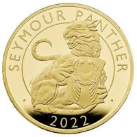 Grobritannien - 100 GBP Tudor Beasts (1.) Seymour Panther 2022 - 1 Oz Gold PP