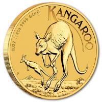 Australien - 25 AUD Känguru 2022 - 1/4 Oz Gold