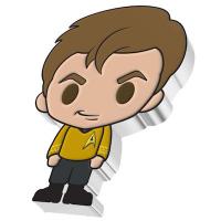 Niue 2 NZD Chibi Star Trek (1.) Captain Kirk(TM) 2021 1 Oz Silber Rckseite