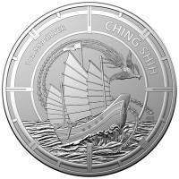 Solomon Islands 2 Dollar Pirate Queens (2.) Ching Shih 2021 1 Oz Silber