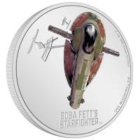 Niue 2 NZD Star Wars Boba Fetts Starfighter (Sklave II) 2022 1 Oz Silber PP