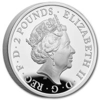 Grobritannien - 2 GBP Britannia 2022 - 1 Oz Silber PP