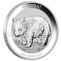 Australien 1 AUD Wombat 2022 1 Oz Silber Rckseite