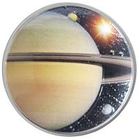 USA 1 USD Sonnensystem (7.) Saturn 2022 1 Oz Silber