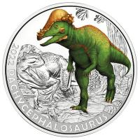 sterreich - 3 Euro Dino Taler Pachycephalosaurus 2022 - Mnze