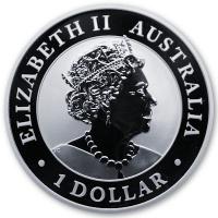 Australien 1 AUD Brumby 2022 1 Oz Silber Rckseite