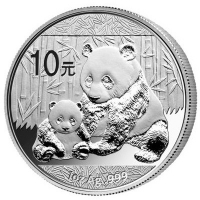 China 10 Yuan Panda 2012 1 Oz Silber
