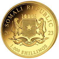 Somalia - 1000 Shillings Elefant 2023 - 1 Oz Gold