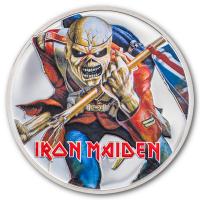 Cook Islands 5 CID Iron Maiden Eddie The Trooper 2023 1 Oz Silber