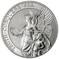 St. Helena 10 Pfund The Queens Virtues Truth 2022 5 Oz Silber