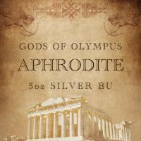 Tuvalu - 5 TVD Gods of Olympus: Aphrodite 2022 - 5 Oz Silber