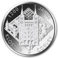 Deutschland 20 EURO 1200 Jahre Kloster Corvey 2022 Silber Spiegelglanz