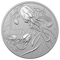 Australien 1 AUD Gefhrliche Tiere Qualle Jellyfish 2023 1 Oz Silber