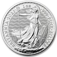 Grobritannien - 2 GBP Britannia 2023 - 1 Oz Silber