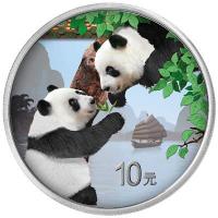 China 10 Yuan Panda 2023 30g Silber Color