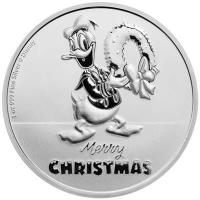 Niue 2 NZD Disney(TM) Donald Duck Christmas 2022 1 Oz Silber / nur 15.000!!!