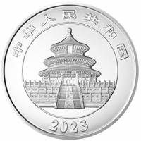 China 50 Yuan Panda 2023 150g Silber PP Rckseite