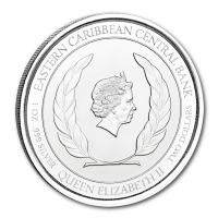 Montserrat - 2 Dollar EC8_5 Schildkrte (Turtle) 2022 - 1 Oz Silber