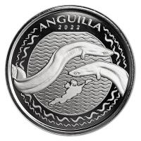Anguilla 2 Dollar EC8_5 Aal (Eel) 2022 1 Oz Silber