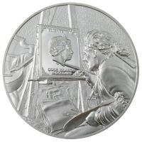 Cook Islands 10 CID Masters of Art (2.) Claude Monet 2023 2 Oz Silber PP Ultra High Relief Color Rckseite