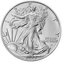 USA - 1 USD Silver Eagle Kapitol 2023 - 1 Oz Silber Color