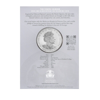 St. Helena - 1 Pfund The Faerie Queene Una and Redcrosse  2023 - 1 Oz Silber Coincard