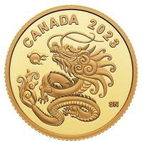 Kanada 8 CAD Himmelsdrache/Heavenly Dragon 2023 1,58g Gold