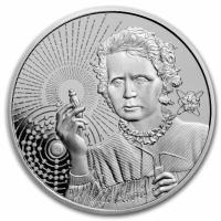 Niue 2 NZD Icons of Inspiration: Marie Curie 2023 1 Oz Silber PP