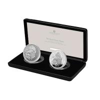 Grobritannien 4 GBP Tudor Beasts (4.) The Bull of Clarence 2023 2*1 Oz Silber Proof & Reverse Frosted Proof