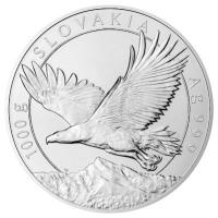 Niue - 80 NZD Slovakia Eagle 2023 - 1 KG Silber (nur 100 Stck !!!)