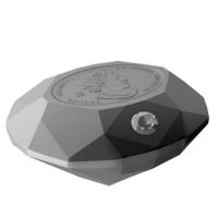 Kanada 50 CAD Forevermark Black Label Round Diamond 3 Oz Silber
