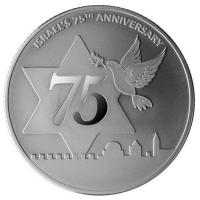 Israel - 75 Jahre Staatsjubilum Dove of Peace 2023 - 1 Oz Silber