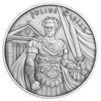 Legendary Warriors (2.) Julius Caesar  1 Oz Silber