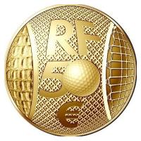 Frankreich 50 EURO Franzosische exzellenz Lacoste 2023 1/4 Oz Gold PP Rckseite
