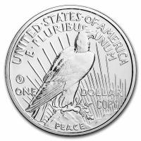 USA Peace Dollar Design 1 Oz Silber Rckseite