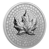 Kanada 50 CAD Maple Leaf 2023 5 Oz Silber Ultra High Relief Rckseite