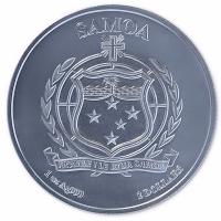 Samoa 2 Dollar John Mercanti Eagle 2023 1 Oz Silber Rckseite