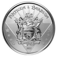 Antigua und Barbuda 2 Dollar EC8_5 Coat of Arms 1 Oz Silber
