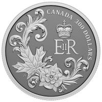 Kanada 300 CAD Queen Elizabeth II Royal Cypher 2022 1 Oz Platin PP