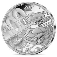 Frankreich 10 EUR 100 Jahre 24h Rennen von Le Mans 2023 Silber PP