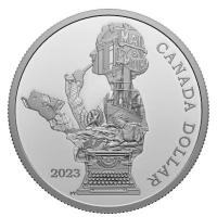 Kanada - 4,90 CAD Special Edition Kathleen Kit Coleman 2023 -  Silber Dollar Proof Set