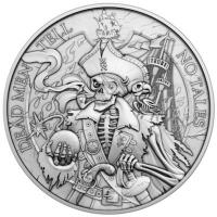 USA Piraten: Tote Mnner reden nicht  (Dead Men Tell No Tales) 1 Oz Silber