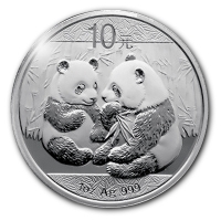 China 10 Yuan Panda 2009 1 Oz Silber
