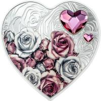 Cook Island 5 CID Brilliant Love: Roses 2024 Silber Proof