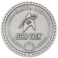 Samoa 5 Dollar Star Trek(TM) Starfleet Command Coin 1 Oz Silber Rckseite