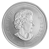 Kanada 1 CAD Seetaucher (Loon) 2023 1 Oz Silber  Rckseite